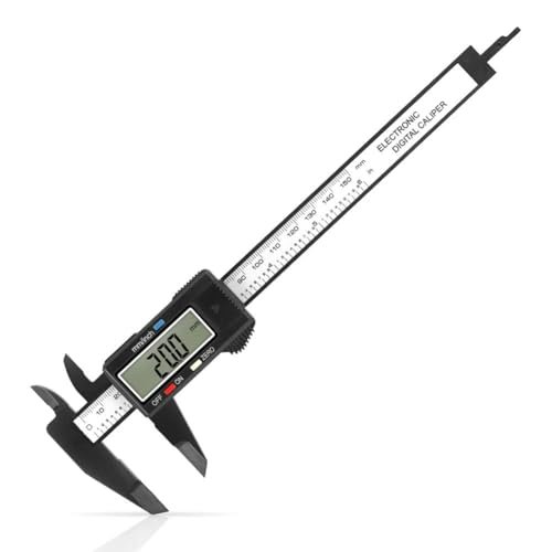 Shopping Mart Digital Caliper, Upgraded Calipers 6 inch, Measuring Tool, Electronic Ruler, with Large LCD Screen, Auto-Off Feature, Inch and Millimeter Conversion, Perfect for Household DIY (1 pcs)