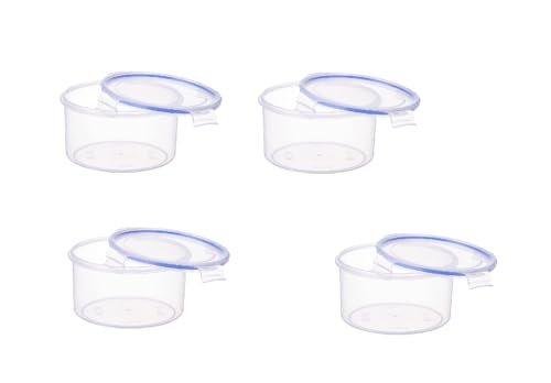 Aristo Lock & Fresh 110 Plastic Storage Container Set of 4-1300 ML,Transparent Clear, LARGE