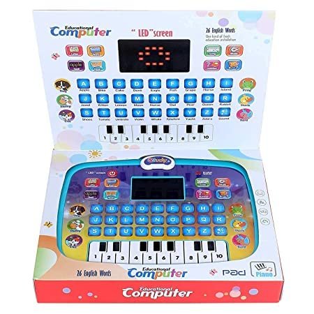 Graphene Kids & Baby’s Piano Display Screen Educational Tablet Learning Machine, STEM Toy Computer With Music and Buttons for Kid Education, Learning Tab Baby Laptop