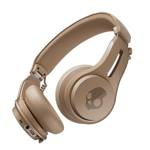 Skullcandy Icon ANC On-Ear Wireless Bluetooth Headphones – Active Noise Cancelling, 97.5dB 60Hr Battery + Rapid Charge, Mic, Stay-Aware Mode, iOS & Android – Primer