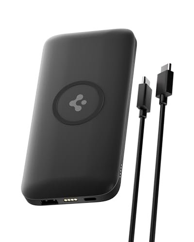 Spigen ArcPack 10000mAh 20W 2in1 Wireless Power Bank (Non-MagSafe) – Black