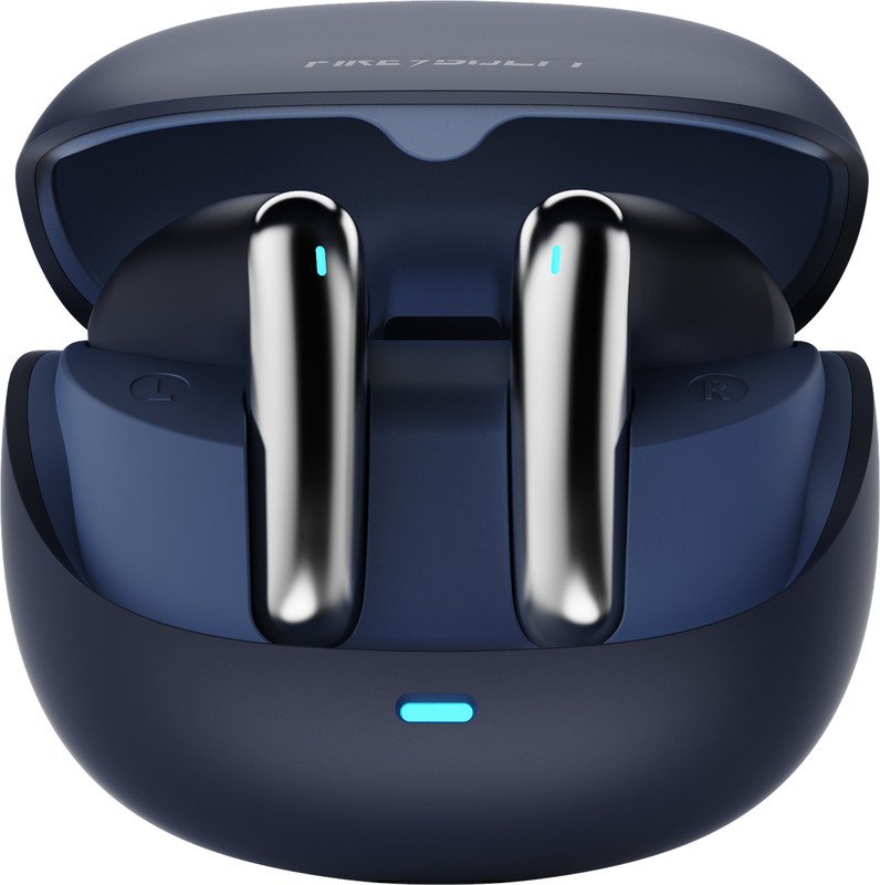 Fire-Boltt Aero Fit TWS Earbuds, Custom EQ Profiles, 50H Battery, Quad Mic ENC, BT 5.4 Bluetooth(Blue, True Wireless)