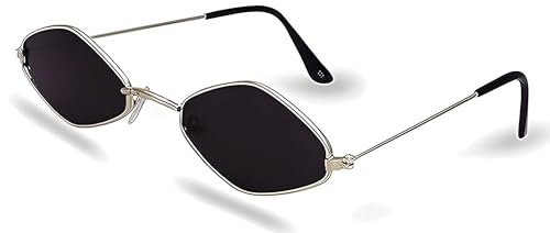 TheDarker Retro Cat-Eye Sunglasses for Men & Women | Small Metal Frame UV Protection Shades | Lightweight Non-Polarized Stylish Eyewear for Outdoor, Travel.