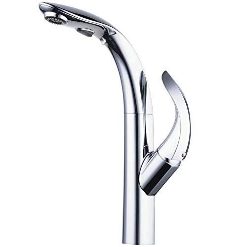 ALTON Accenture ACT21010 Single Lever Kitchen Sink Faucet with Pull-Down Dual Flow Sprayer (Chrome)