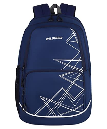 WildHorn Laptop Backpack for Men/Women I 34 L Capacity I Waterproof I Fits upto 15.6 inch Laptop (03BLUE)
