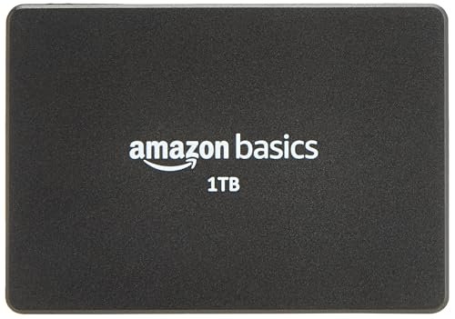 Amazon Basics 2.5 inch SATA Internal SSD 1 TB | Speed up to 560 MBps | Energy Efficient | Sleek & Lightweight