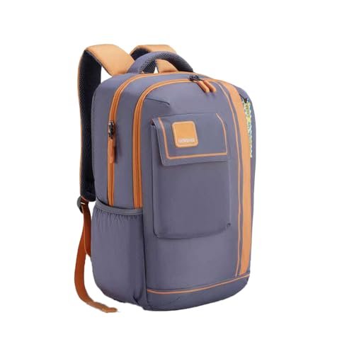 American Tourister Sest 3.0 Style 02 | 30L Backpack | School Bag | 3 Compartments | School & College Backpack for Girls and Boys | Spacious Interiors | Grey | 1 Yr Global Warranty