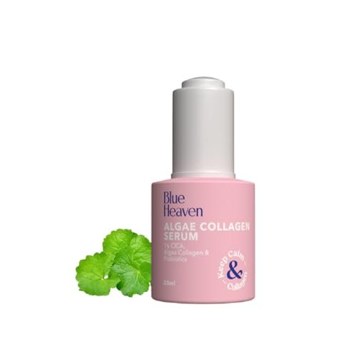 Blue Heaven 0.5% Algae Collagen Anti Aging Serum for Women | 1% Probiotics | Boosts Natural Collagen | Prevents Aging | Strengthen Skin Barrier Face Serum for Men and Women | 20ml