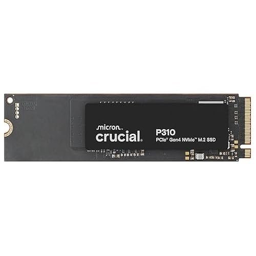 Crucial P310 1TB 2280 PCIe Gen4 3D NAND NVMe M.2 SSD – Up to 7,100 MB/s – Shift up to Gen4 – Internal Solid State Drive (PC) – CT1000P310SSD801