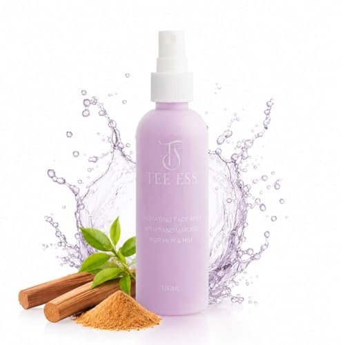 TEE ESS Cooler Face Mist for Men & Women | Hydrating & Refreshing Facial Mist with Vitamin E & Hyaluronic Acid | Enriched with Turmeric Root Extract | Cooling Face Spray for Glowing Skin |100ml