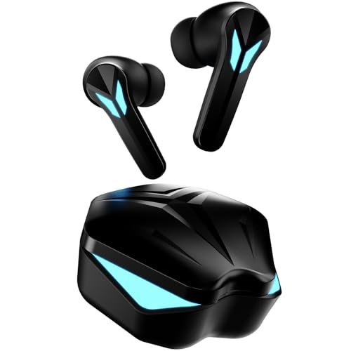 Fire-Boltt Aero Shadow TWS Earbuds Custom EQ, RGB Lights, Wireless Bluetooth 5.4, Music & App Support, 50H Playtime, Fast Charging Case, 50ms Low Latency for Gaming, Touch Controls – Onyx Black
