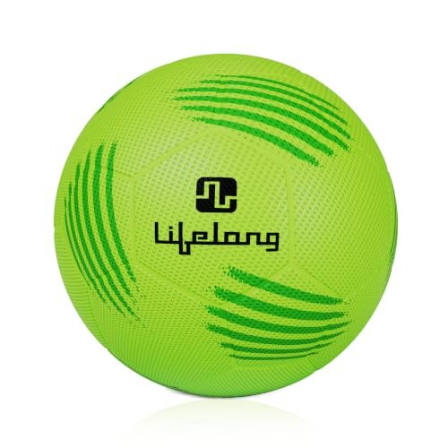 Lifelong Football Lightweight PVC Ball for Kids & Adults, Ideal for Beach, Pool, Indoor & Outdoor Play, Soft Training Football for All Age – Size 5 (Age 13+ Years)