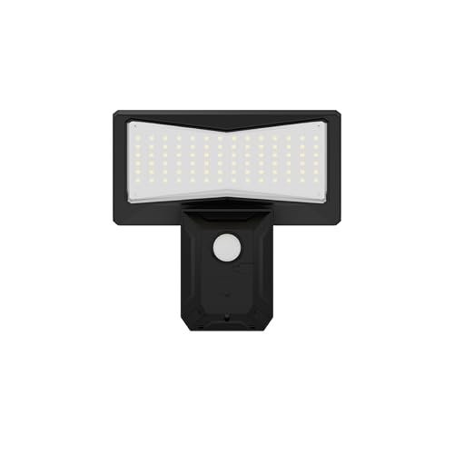 Dylect® Eco Solar Wall Light Outdoor Home, Solar Home Décor Light for Garden, Terrace, Patio, Upto 10Hr Runtime with Wireless Remote | IP64 Waterproof (Cool White)