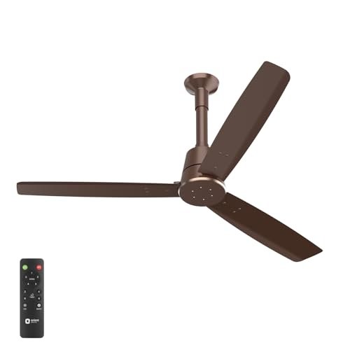 Orient Electric Newly Launched 1200 mm Proton BLDC | BLDC energy saving ceiling fan with Remote |BEE 5-star rated | Saves up to 50% on electricity bills | 3 year warranty by Orient | Truffle Brown