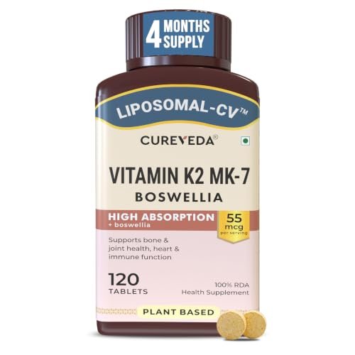 Cureveda Liposomal Vitamin K2 MK-7 55mcg