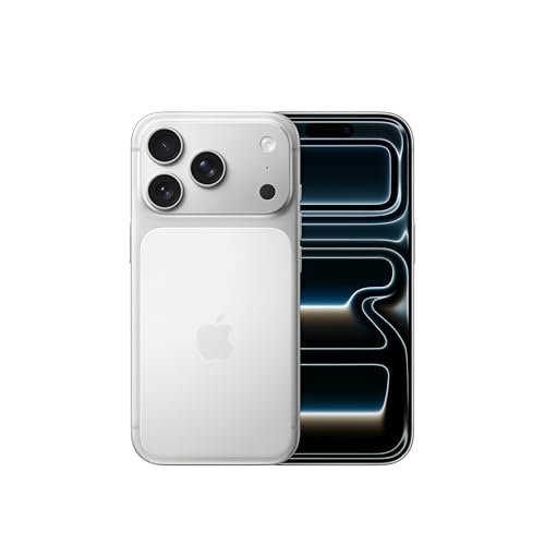 Apple iPhone 17 Pro 256 GB: 15.93 cm (6.3″) Display with Promotion up to 120Hz, A19 Pro Chip, Breakthrough Battery Life, Pro Fusion Camera System with Center Stage Front Camera; Silver