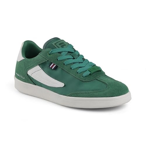 FILA Asher Women Green Colourblocked Lace-Ups Sneakers UK-7