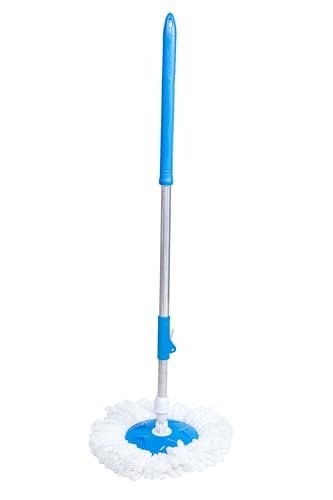 Milton Spin Mop Replacement Stick with Adjustable Stainless Steel Rod, Compatible with 360 Spin Mop, Durable Floor Cleaning Handle Only