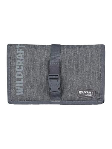 Wildcraft Fabric Travel Toiletry Kit_ Travel Kit Bags | Bags for Mens & Womens (Light_Grey)