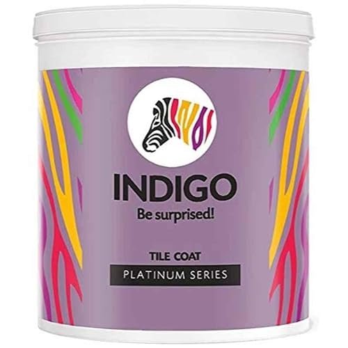 Indigo Tile Coat Platinum Series – Premium Roof Tile Coating | Vibrant Non-Fading Colours | Rich Sheen Finish | Anti-Fungal & Water-Resistant | Exterior Use | 10 L Peacock Blue