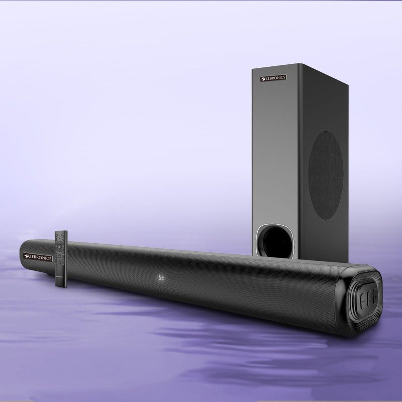 ZEBRONICS Juke Bar 4000 120 W Bluetooth Soundbar(Black, 2.1 Channel)