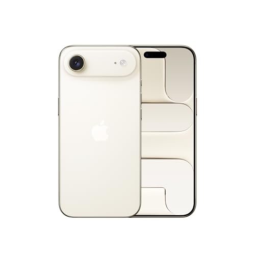 Apple iPhone Air 256 GB: Thinnest iPhone Ever, 16.63 cm (6.5″) Display with Promotion up to 120Hz, Powerful A19 Pro Chip, Center Stage Front Camera, All-Day Battery Life; Light Gold