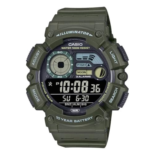 Casio Youth WS-1500H-3BVDF Digital Dark Grey Dial Men (D350)
