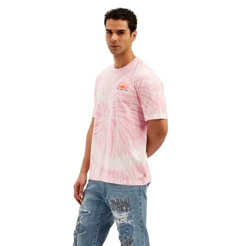 Levi’s Men’s Tie-Dye Crew Neck T-Shirt Pink