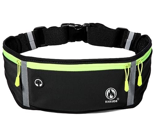 Running Belt for Women Men – Best Comfortable Fanny Pack Waist Pack Bag Pouch Running Phone Holder That Fit All Phone Models and Fit All Waist Sizes for Running, Workouts, Cycling, Traveling