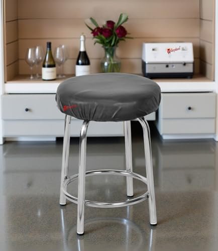 GOYALSON Durable Doctor Medical Stool for Office Home with Comfortable Cushion seat (Black, 1)