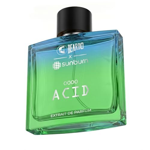 BEARDO ACID X SUNBURN Perfume for Men 100ml | Extrait De Parfum | Citrusy & Aromatic | Long Lasting Fragrance | Premium Gift For Man | Perfume For Man