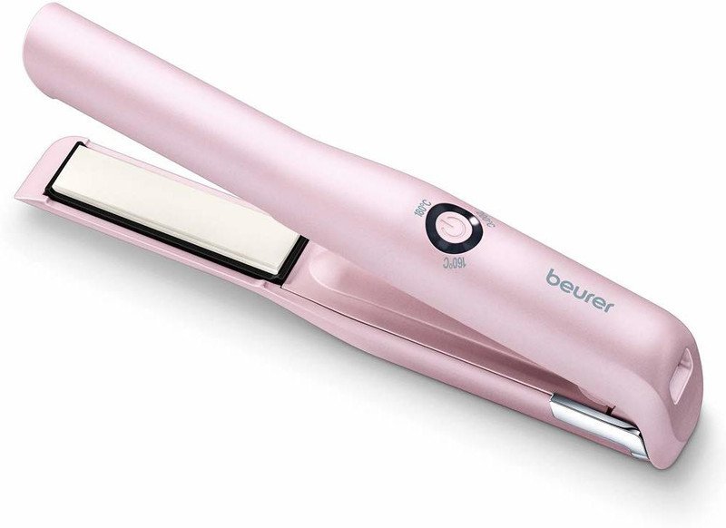 Beurer HS 20 cordless hair straightener 3year warranty Hair Straightener(Pink)