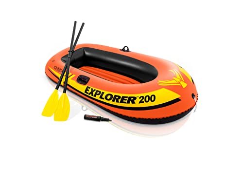 INTEX Explorer 200 Boat – 58331NP (73IN X 37IN X 16IN)