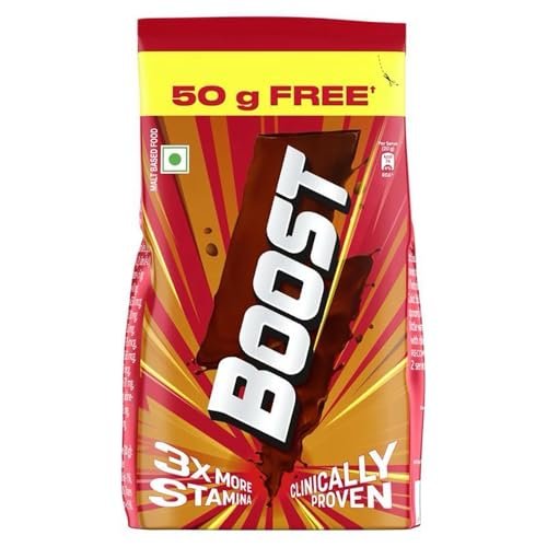 Boost Chocolate Nutrition Drink 800 g Refill Pack|| For 3X stamina – Builds bone & muscle strength