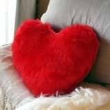 ascension Heart Shape Cushion Pillow Valentine Gift for Girlfriend Boyfriend Couples Husband and Wife Valentine’s Day Love Pillow Valentine Week Gift Item (12″X12″)