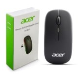 Acer Beam Wireless & Bluetooth Rechargeable Mouse, USB Receiver, LED Colors, Bluetooth 5.1 + 2.4G Mini Lightweight Design for Office/PC/Mac/Laptop/Apple/ipad (Black)