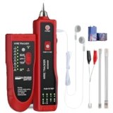 COOLCOLD Lan Tester | Wire Tracker, Tester, Cable Tracker, RJ11 RJ45 Line Finder Network Cable Tester for LAN Ethernet Cable Collation, Phone Telephone Line Tester with 2X 9V Batteries(Multicolor)